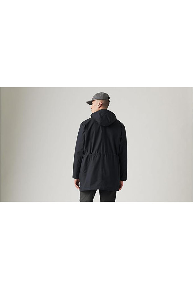 uzun erkek parka jetblack - 2