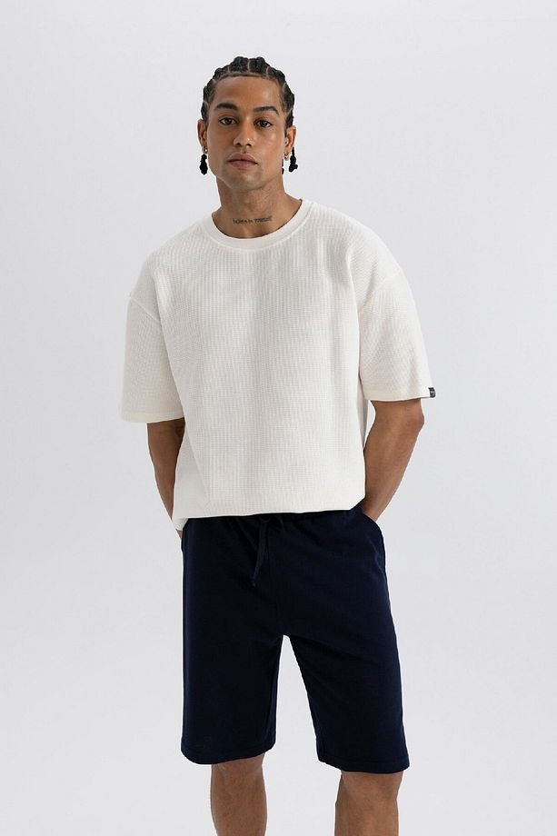 Regular Fit Cepli Pike Şort Pijama Altı A8203AX24SP - 5