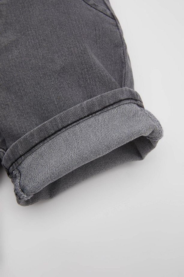 Erkek Bebek Basic Düz Cepli Jean Şort B6751a524sm - 3
