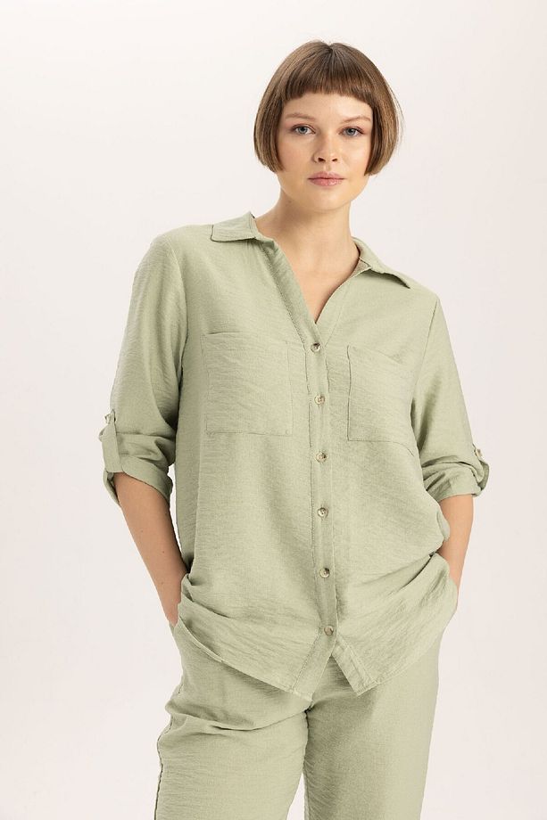 Regular Fit Uzun Kollu Gömlek M9407az24sp - 3