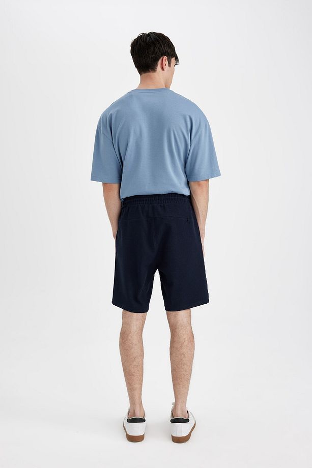 Regular Fit Düz Paça Cepli Basic Düz Şort B8792ax24sm - 7