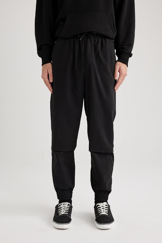 Jogger Gabardin Pantolon Regular Beli Bağcıklı Cepli Lastikli Paça B7493ax24sp - 7
