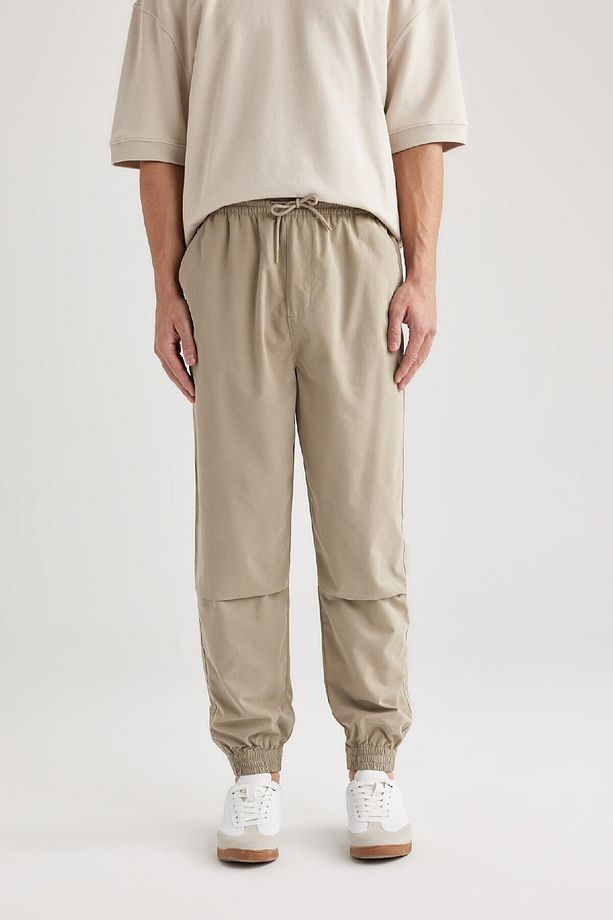 Jogger Gabardin Pantolon Regular Beli Bağcıklı Cepli Lastikli Paça B7493ax24sp - 6