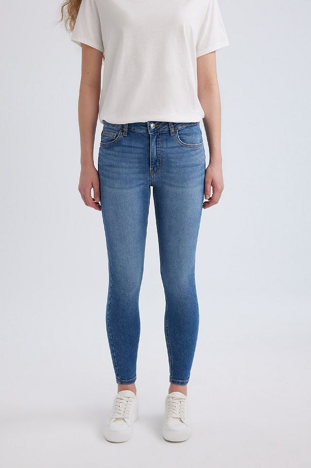 Rebeca Skinny Fit Normal Bel Dar Paça Uzun Jean Pantolon B6506ax24sp - 1