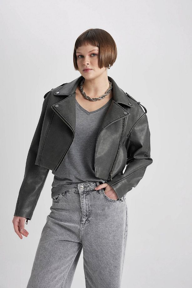 Regular Fit Suni Deri Mont B8663AX24SP - 8
