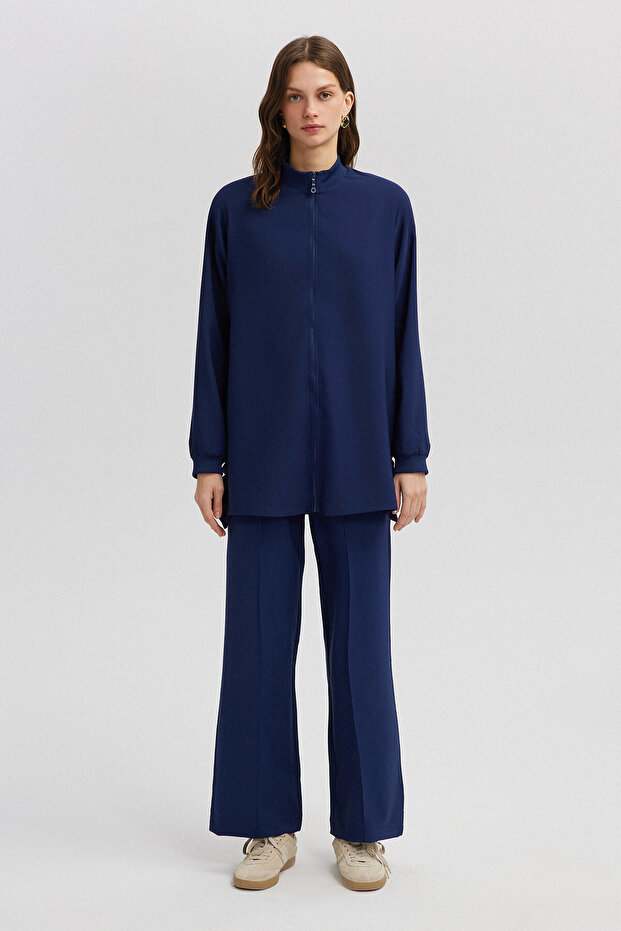 Thin Crepe Ruffle Jacket - 1