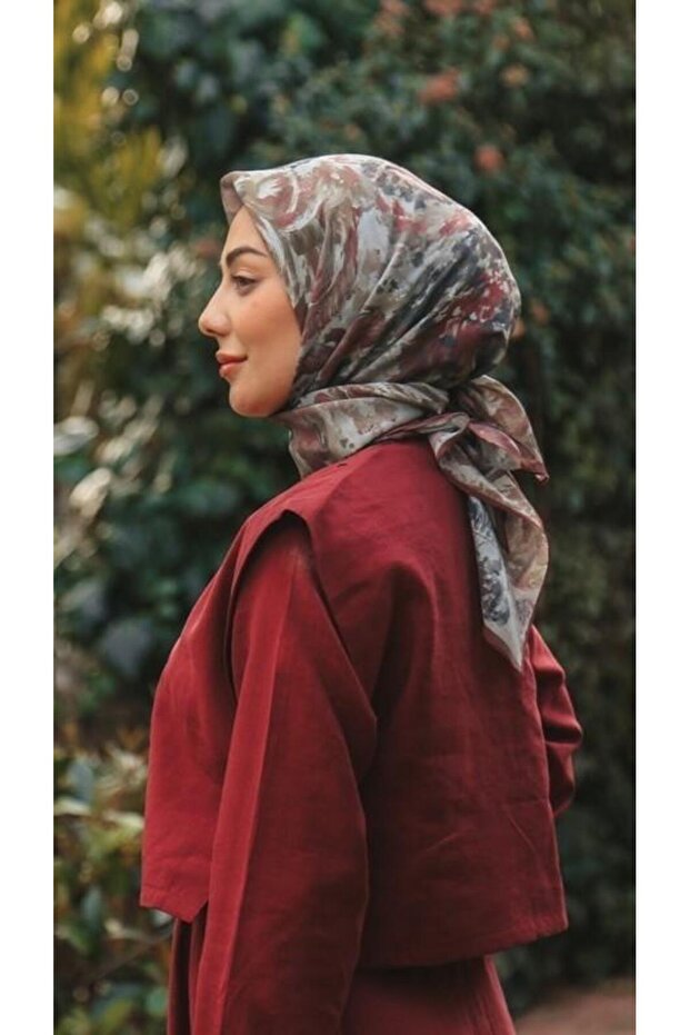 Modal İpek Eşarp-8003 - 1