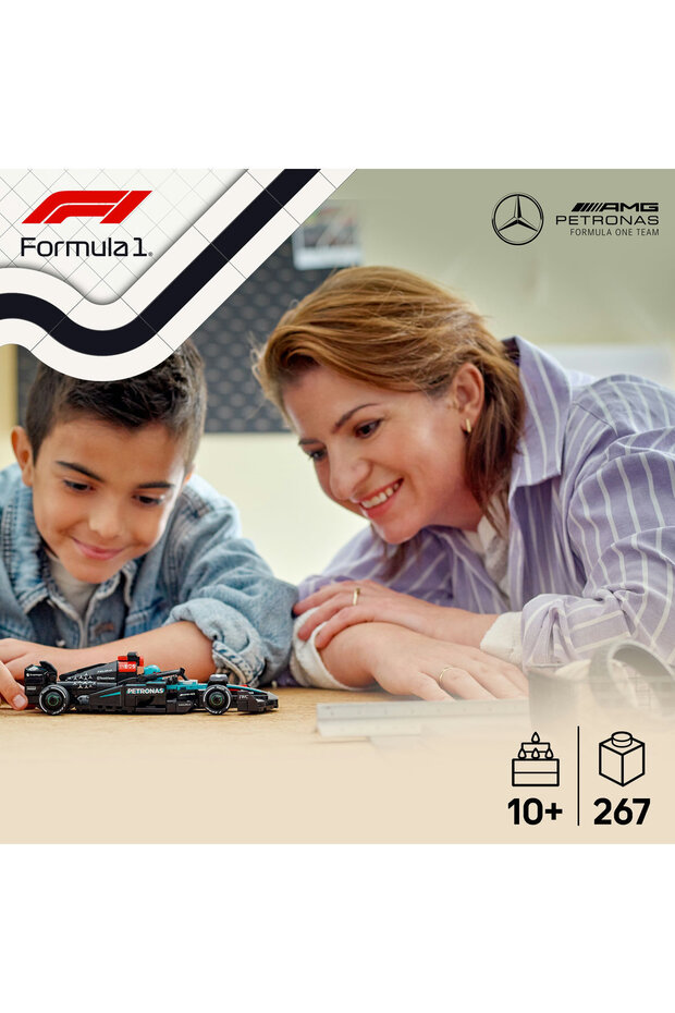 ® Speed Champions Mercedes-AMG F1 W15 Yarış Arabası 77244  – 10+ Oyuncak Yapım Seti (267 Parça) - 8