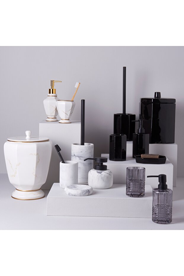 Aldonsa Banyo Seti Beyaz 3 Parça - 3