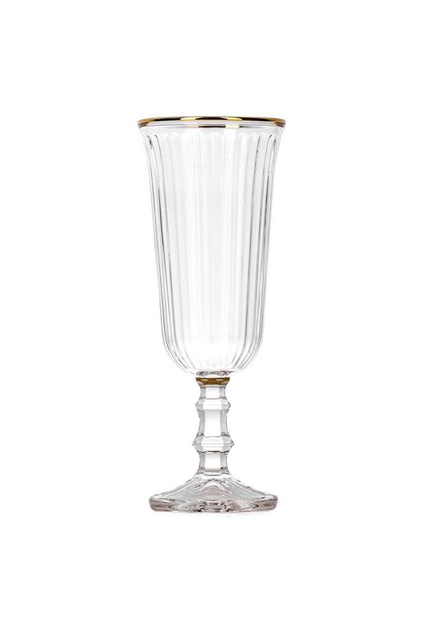 LCW HOME Renksiz Ayaklı Cam Su Bardağı 2'li 120 Ml - 5