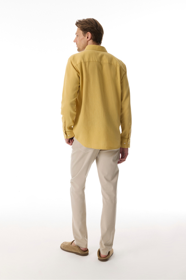 REGULAR FIT CASUAL UZUN KOLLU GÖMLEK - 2
