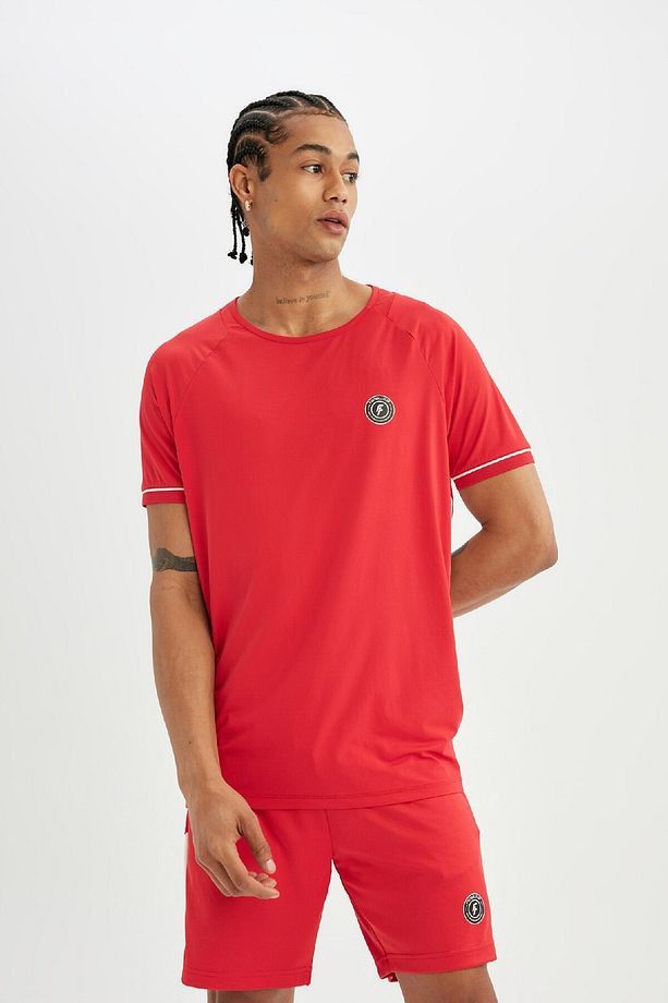 DeFactoFit Standart Fit Sporcu Kısa Paça Ağır Kumaş Şort C1750AX24SM - 3