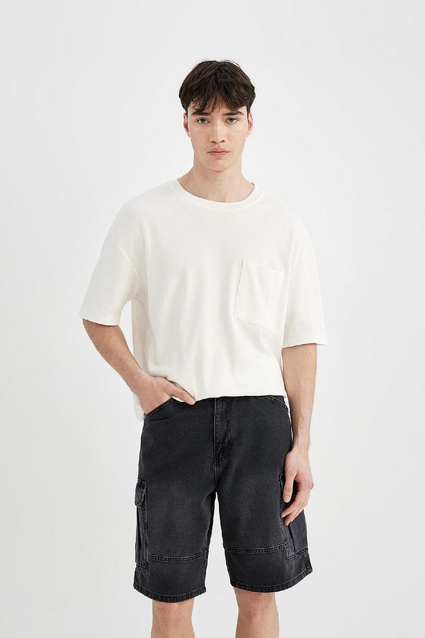 Kargo Fit Jean Bermuda Şort C1513ax24sm - 3
