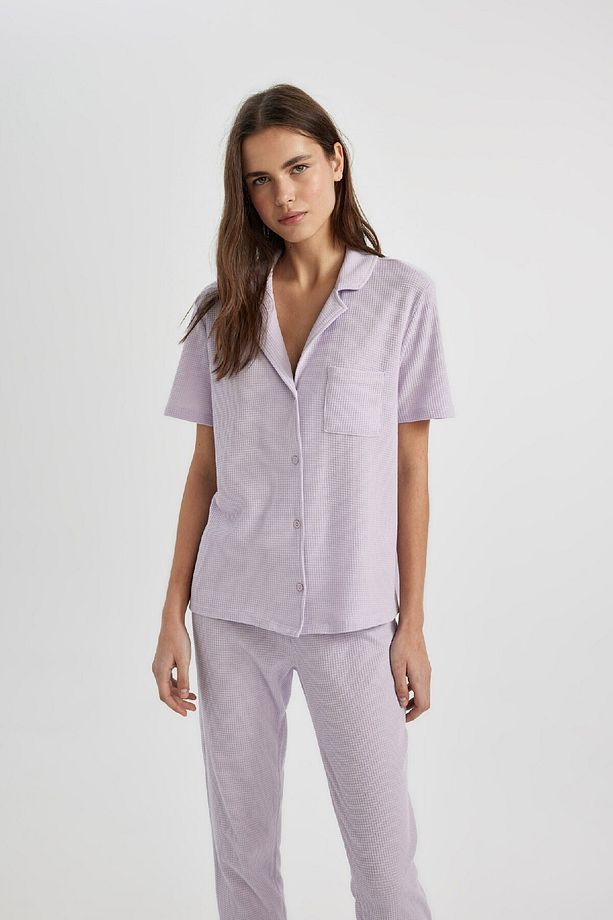 Kısa Kollu Pijama Üstü-fall In Love B6189ax24sp - 1