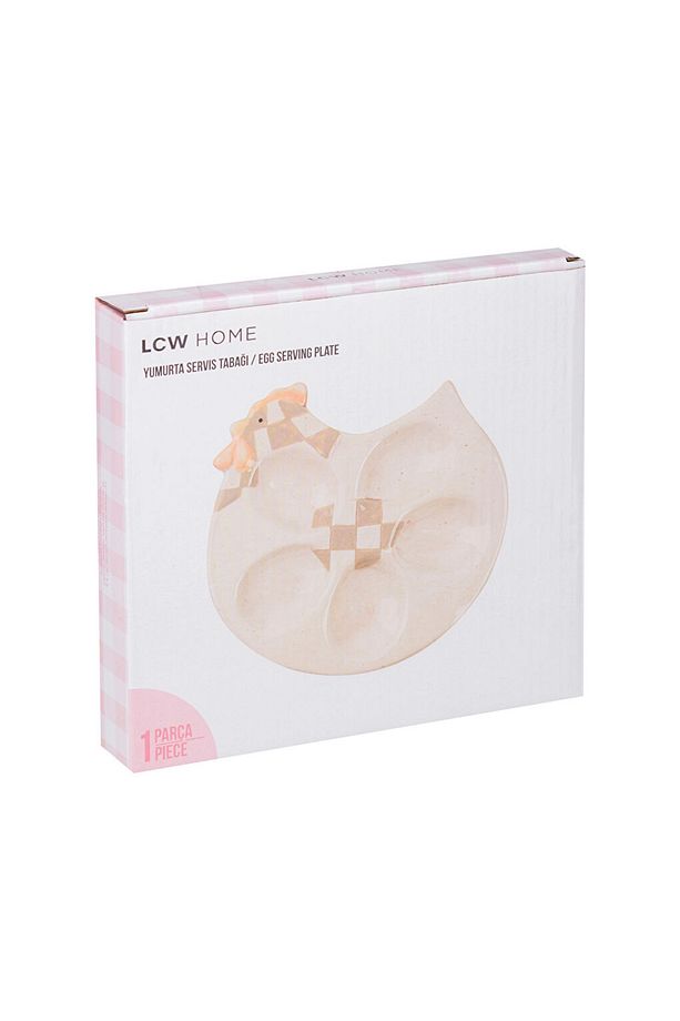 LCW HOME Karışık Horoz Figürlü Yumurta Servis Tabağı - 4