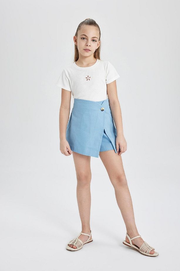 Kız Çocuk Gabardin Şort Etek C0127a824sm - 3