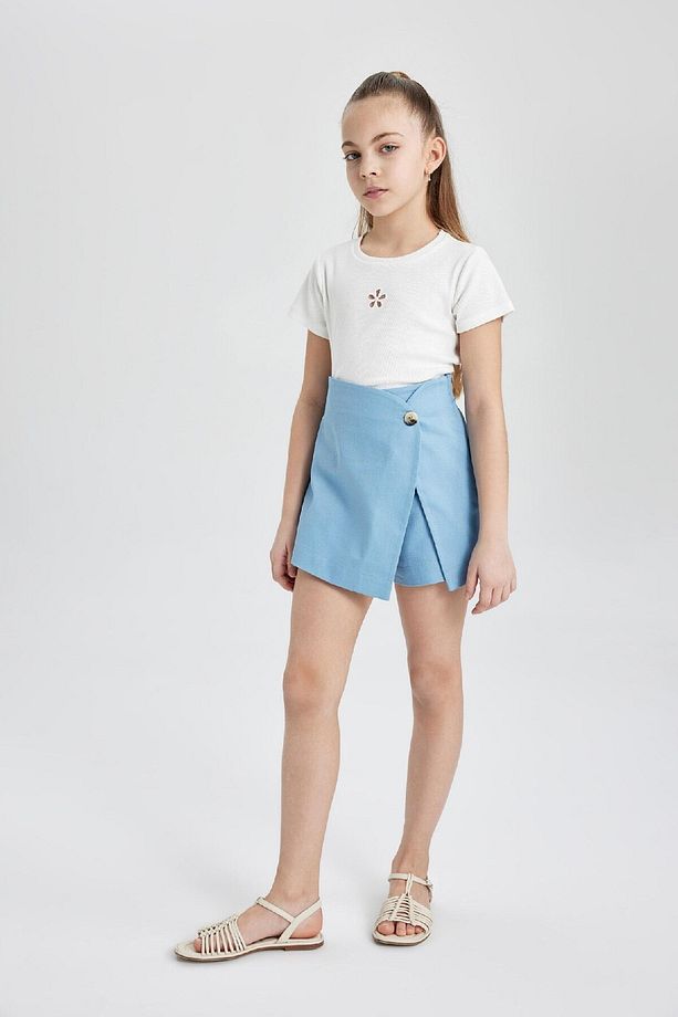 Kız Çocuk Gabardin Şort Etek C0127a824sm - 4