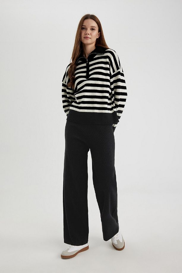 Triko Pantolon Straight Fit Geniş Bol Paça C2088ax24sp - 1