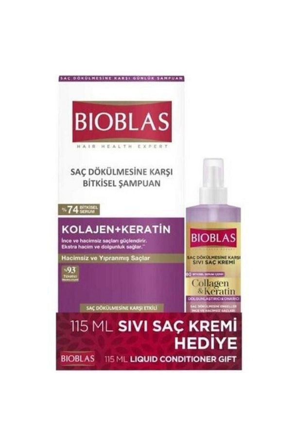 Collagen Keratin 360 ml Şampuan Ve 200 ml Sıvı Saç Kremi - 2