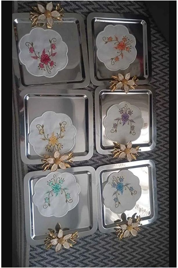 Sunumluk Peçete, Kokteyl Peçetesi, Kahve Yanı Sunumluk, Bardak Altlığı 6 Adet Sunum Peçetesi - 3