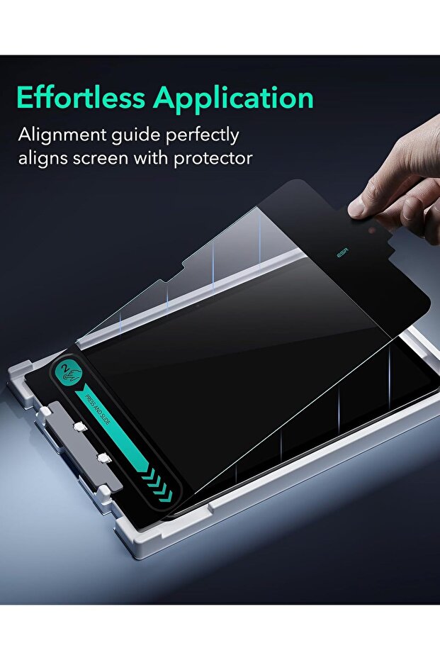 Apple iPad 9Th Generation / 8. / 7. Generation 10.2 Easy Application Screen Protector with Easy Application Tool - 5