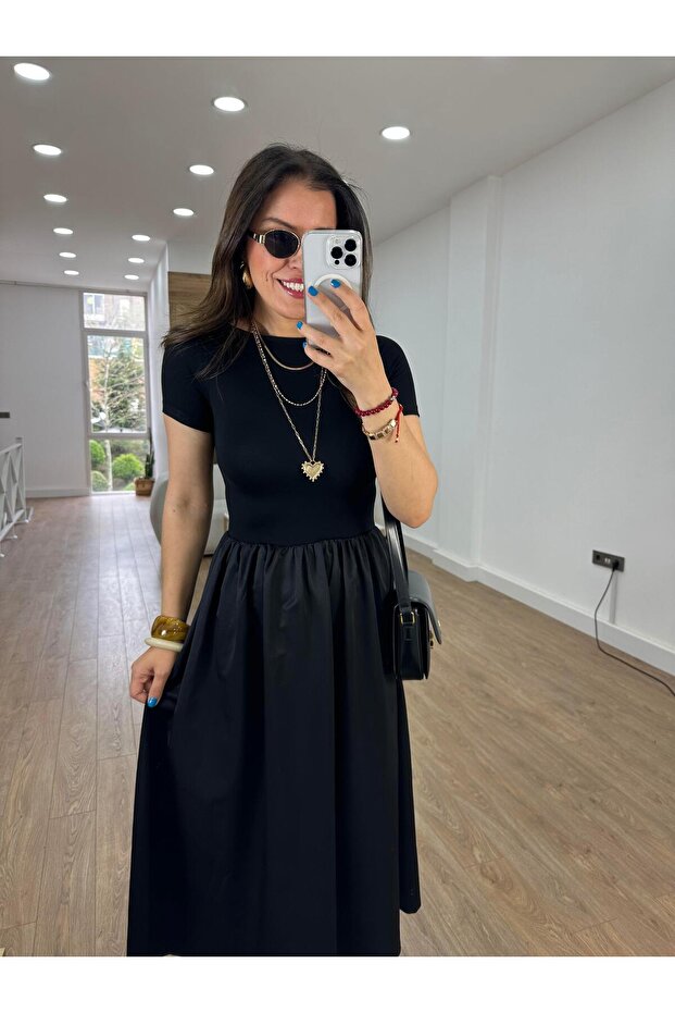 Viyana Elbise - Siyah - 2