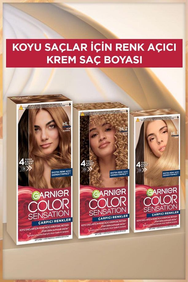 2'li Garnier Çarpıcı Renkler Saç Boyası 7.12 İnci Kumral - 6