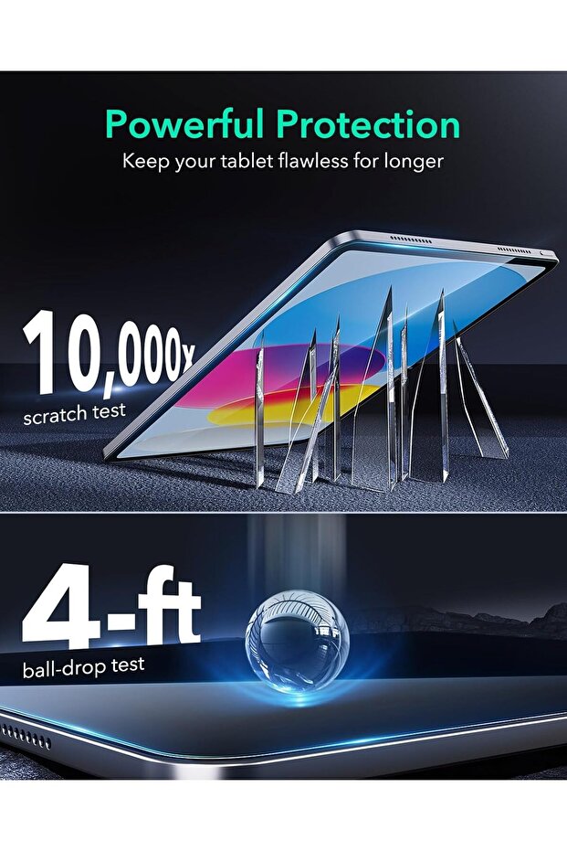 Apple iPad 9Th Generation / 8. / 7. Generation 10.2 Easy Application Screen Protector with Easy Application Tool - 7