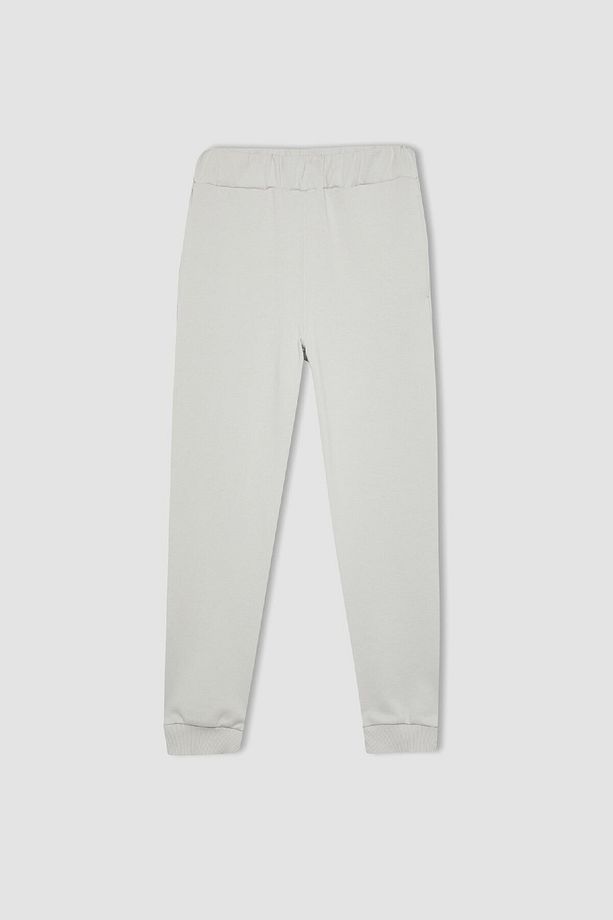 Fit Sporcu Jogger Eşofman Altı Standart Fit Cepli Esnek Paça Skuba Dalgıç Kumaş Basic Düz C22 - 8
