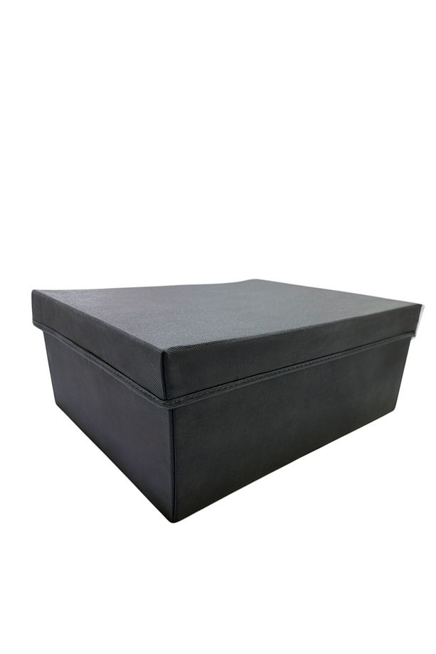 2 Adet Kapaklı Dolap İçi Düzenleyici Kutu Çok Amaçlı Saklama Kutusu XXLarge 50x40x20 cm - 5