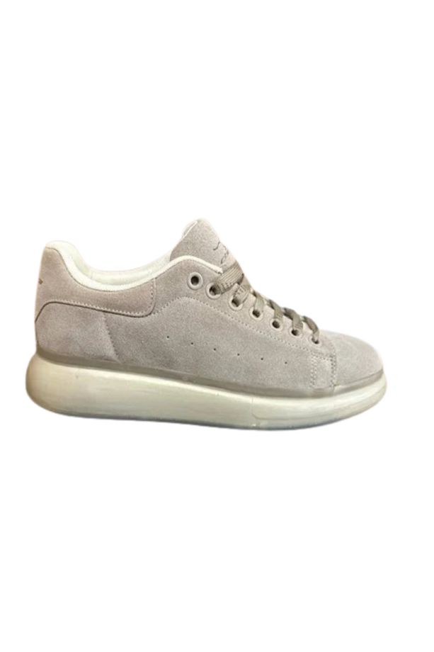 Sınırlı Sayıda Hakiki Deri Yüksek Jel Taban İthal Bağcıklı Sneaker Spor Ayakkabı - 1