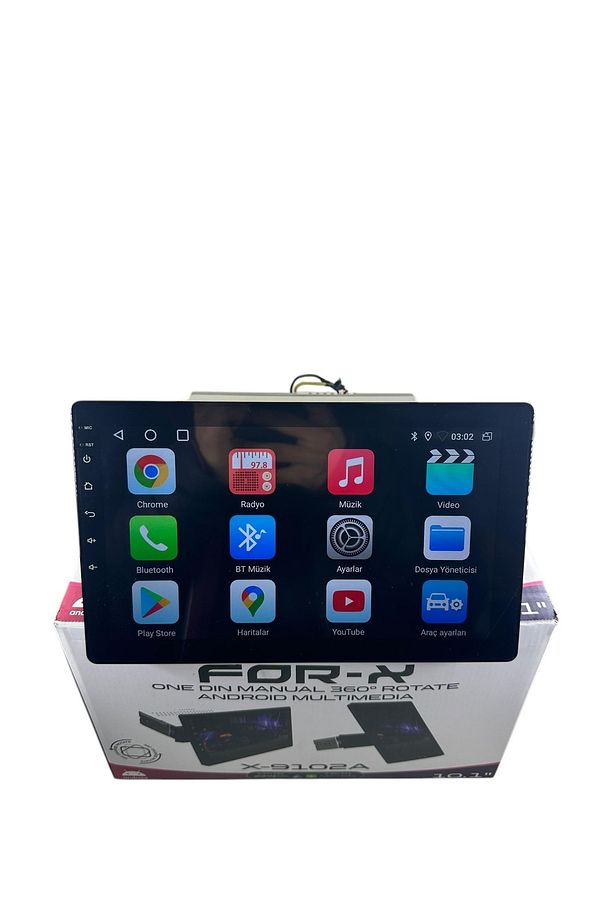 X-9102a Uyumlu 360 Derece Dönebilen Manuel Android Teyp - 5