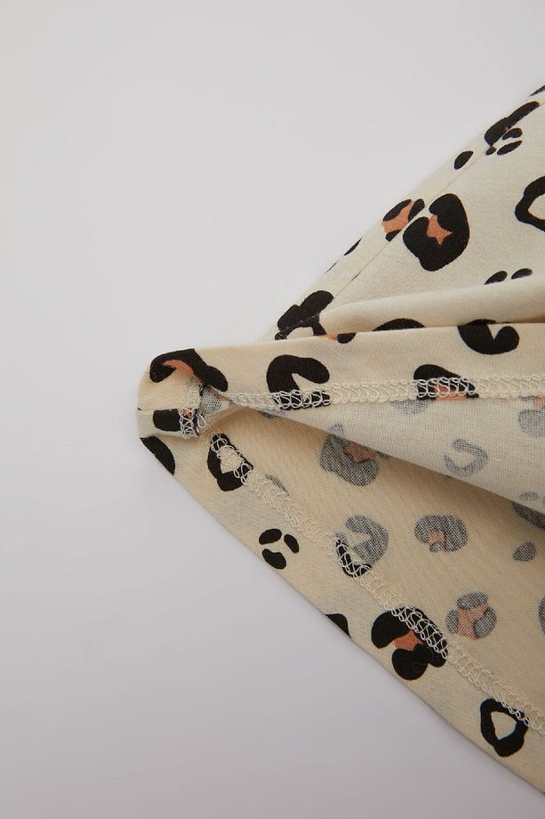 Kız Bebek Leopar Desenli Kolsuz Elbise A0136a524sm - 3