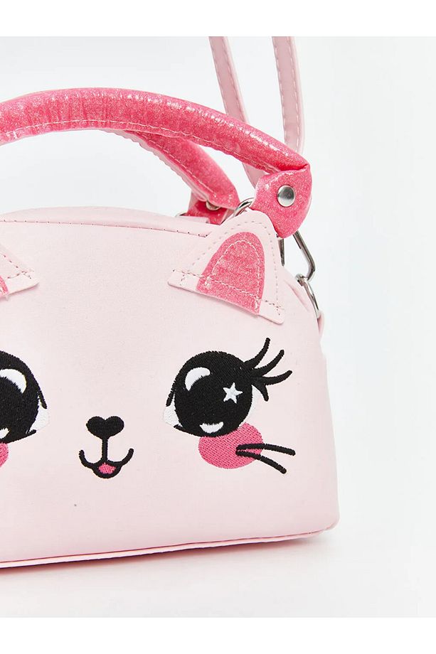 LCW ACCESSORIES Pembe Hayvan Figürlü Kız Çocuk Omuz Çantası - 3