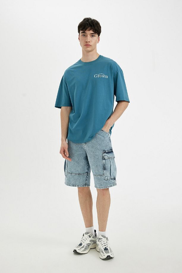 Kargo Fit Jean Bermuda Şort C2047ax24sm - 3