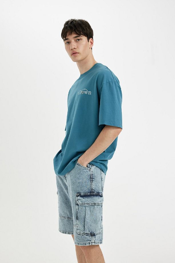Kargo Fit Jean Bermuda Şort C2047ax24sm - 6