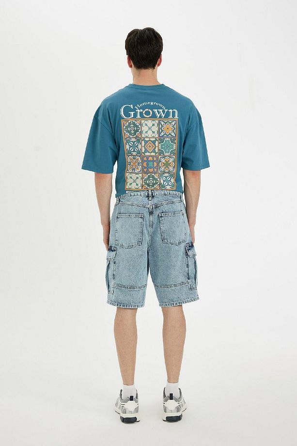 Kargo Fit Jean Bermuda Şort C2047ax24sm - 8