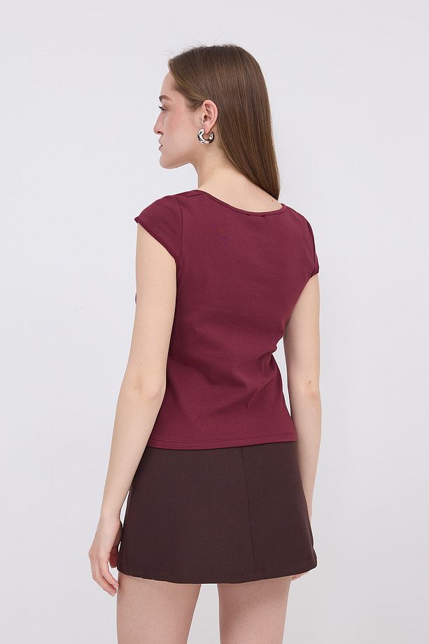 Kısa Kollu Basic T-shirt P1721 - 5
