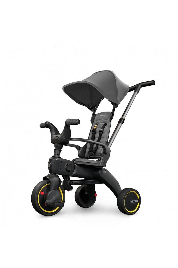 Liki Trike Tek Parça Katlanır 3 Tekerlekli Bebek Bisikleti S1 - Hound Grey - 6