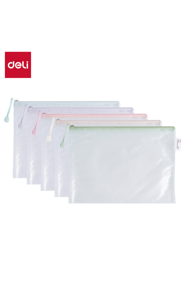 A5 EF280 Zip Bag - Mesh Reinforced PVC, High Transparency