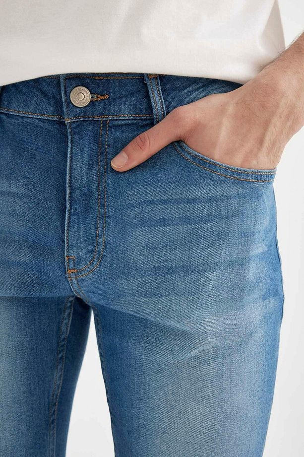 Skinny Fit Jean Bermuda Şort A4803ax24sm - 5