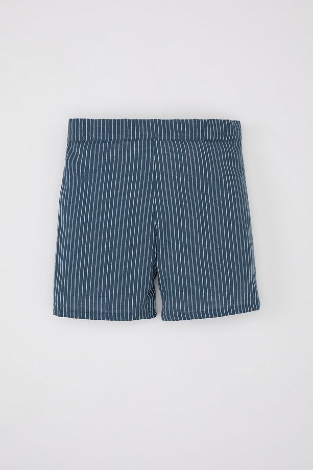 Erkek Bebek Çizgili Flamlı Poplin Şort C5248a524sm - 4