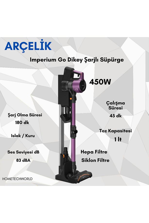 AdaptEdge Fırça Teknolojisi İle İmperium Go Plus Şarjlı Süpürge - 2
