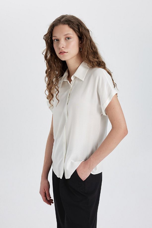 Regular Fit Kısa Kollu Gömlek N7819az24sp - 4