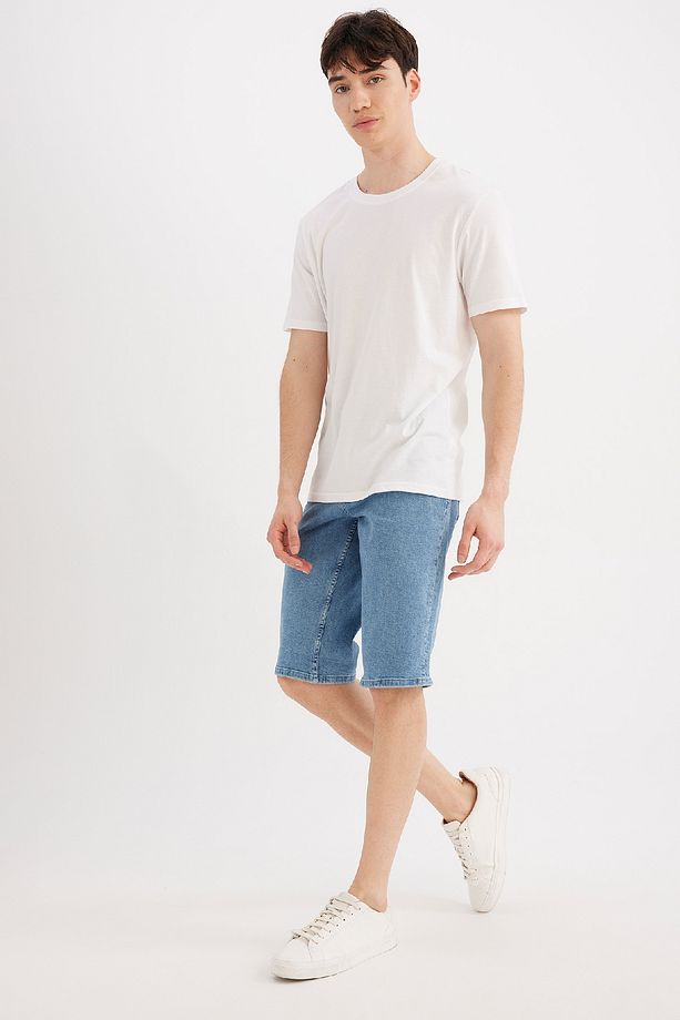 Regular Fit Jean Bermuda Şort A4805ax24sm - 3
