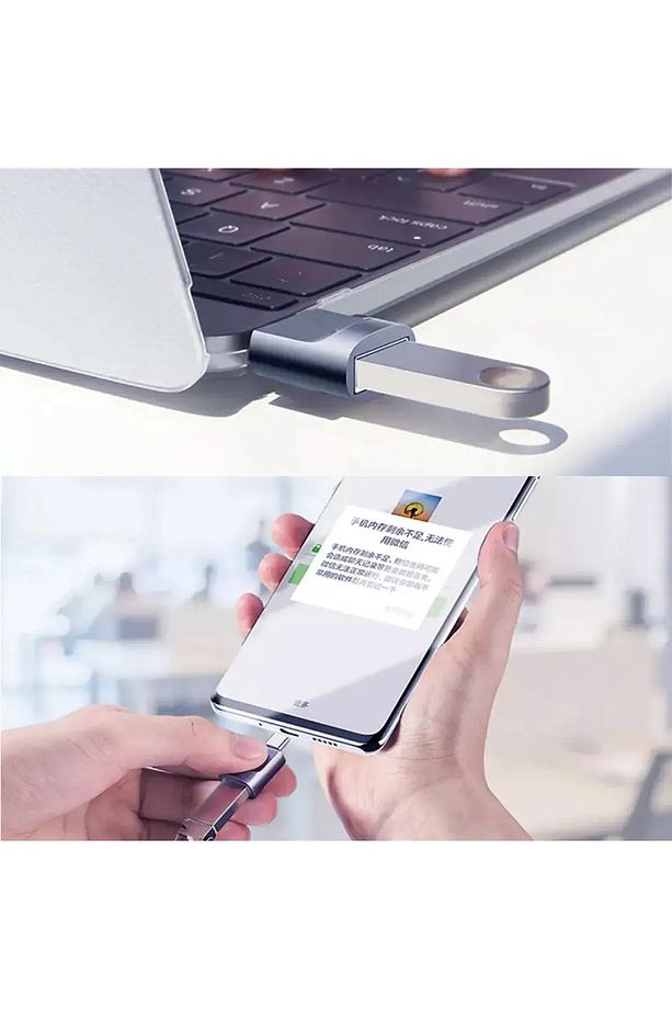 Tüm Type-c Cihazlara Uyumlu Type-c To Usb 3.0 Veri Aktarımı Macbook Flash Bellek Mouse Çevirici - 6