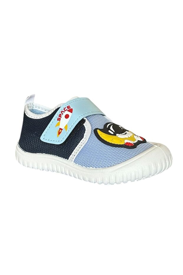3410.00 Blue/Navy Blue Children's Nursery Summer House Shoes