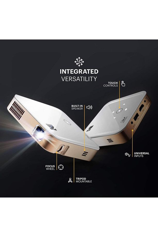 Luma 350 Mobil Akıllı Projektör, 4K Ultra HD, Android 6.0 ve Wi-Fi ile 200 İnç Ekran - 4