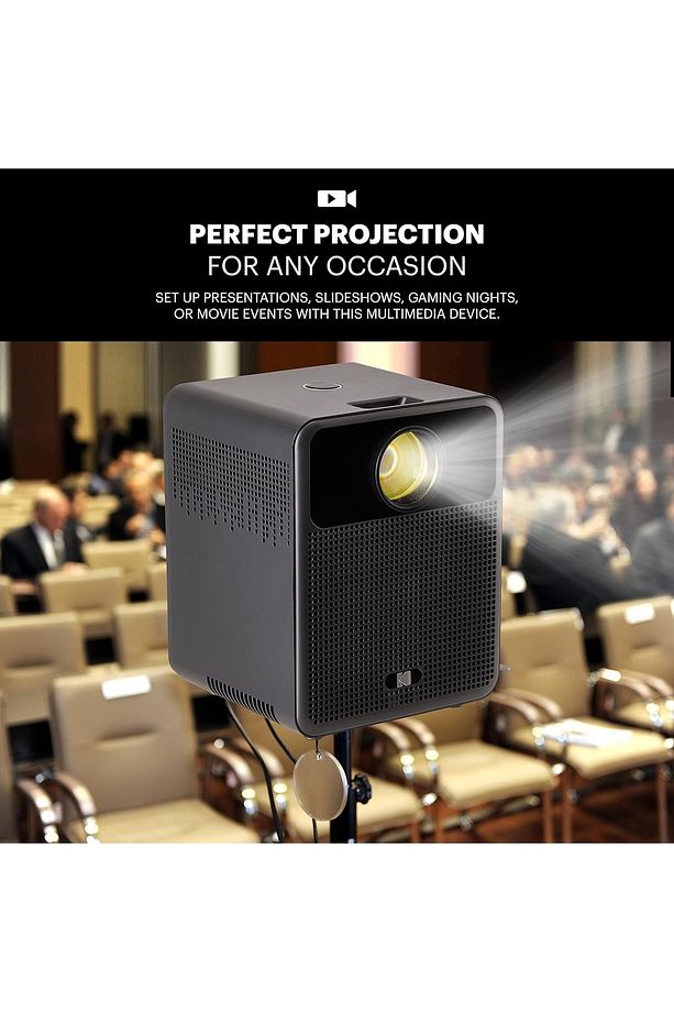 FLIK HD10 Akıllı Projektör, Android TV, 1080P FHD, Google Asistan, Wi-Fi, Bluetooth, 2000:1 Kontrast - 3