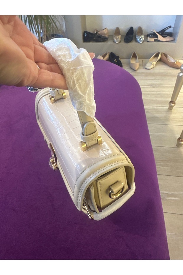 حقيبة يد بنمط التمساح - 3